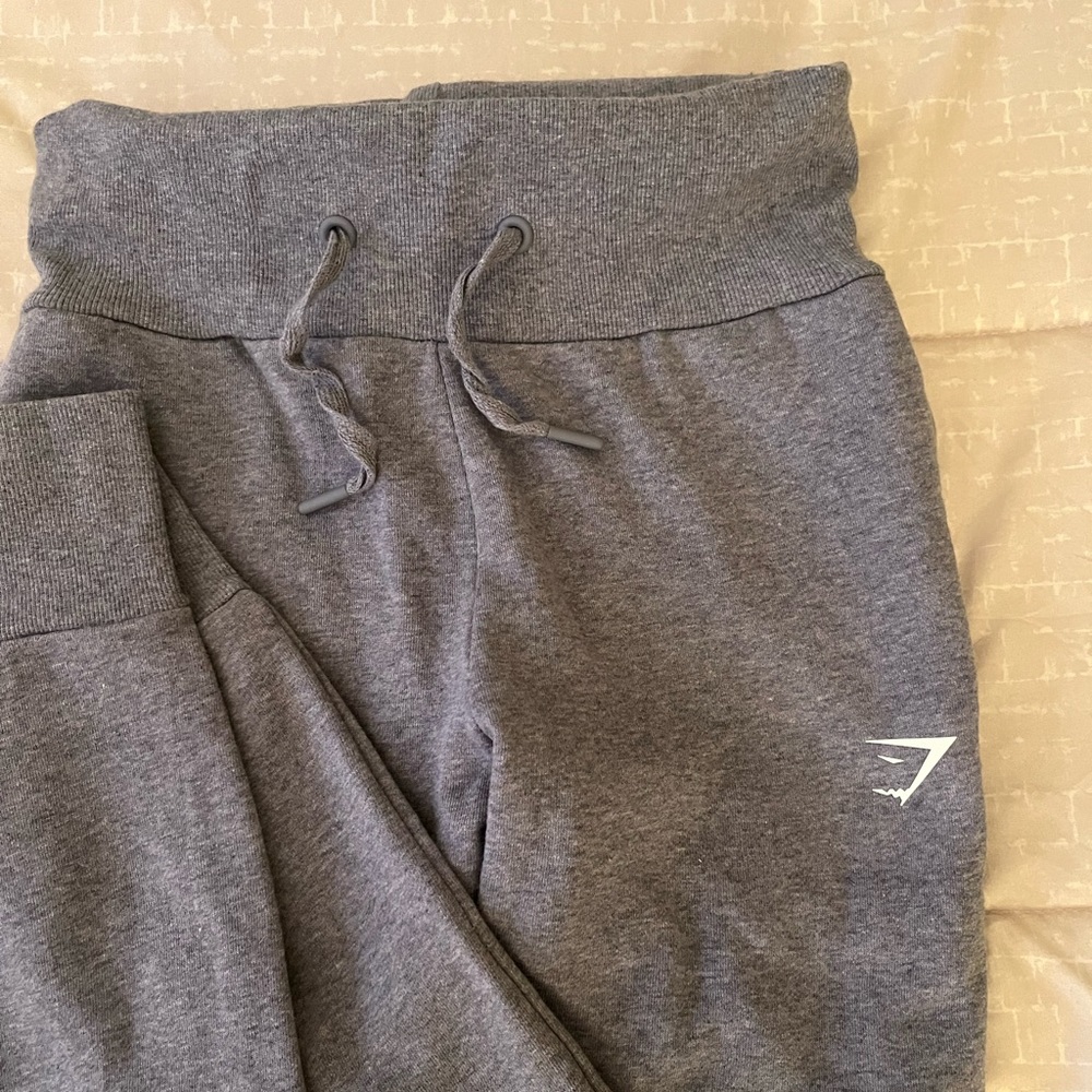 Gymshark joggers with thick, tie waistband